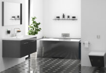 5 conseils et idées pour une salle de bains noir et blanc
