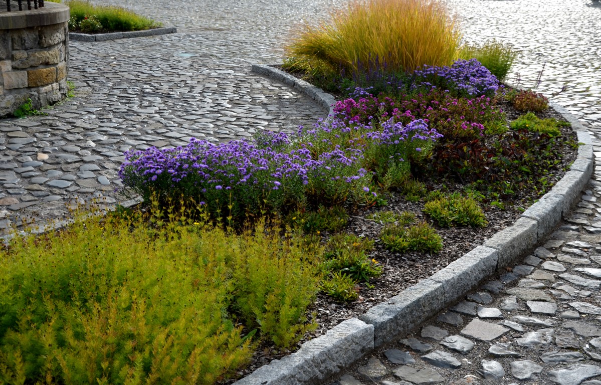 bordures de jardin en pierre naturelle