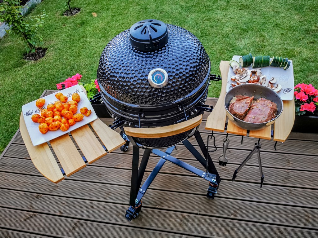 barbecue rond au charbon
